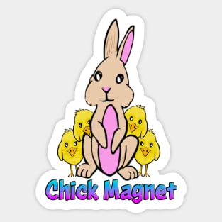 Bunny Chick Magnet Sticker